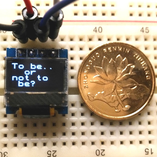 0.49 inch OLED module