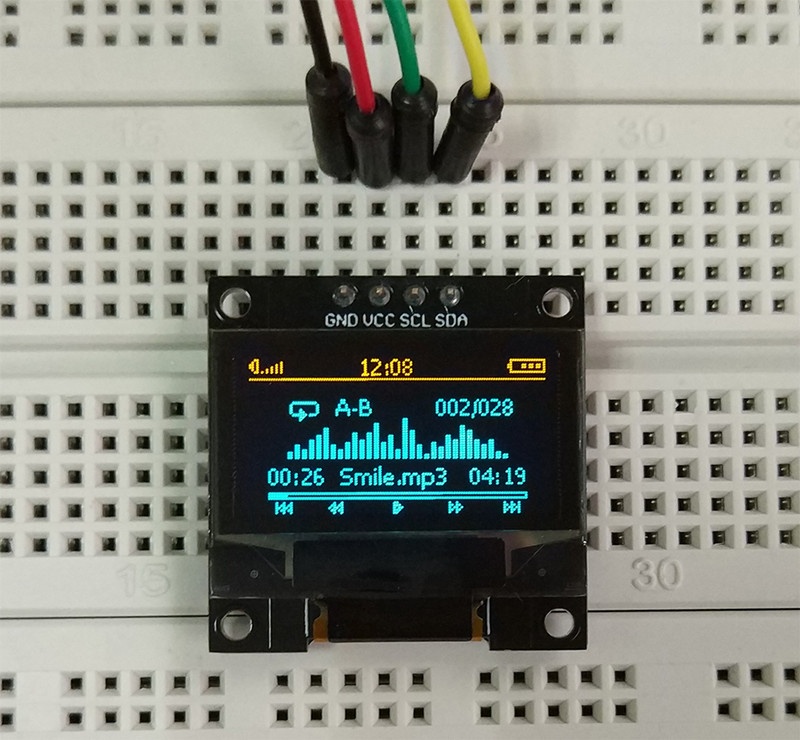 0.96 inch OLED display Module 4pin IIC interface