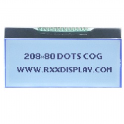 208x80 Graphic Monochrome LCD Display