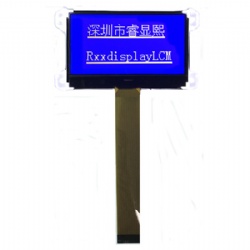 White on Blue 128x64 Graphic LCD