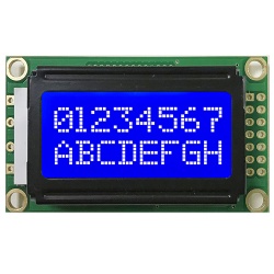 8x2 Parallel Character LCD