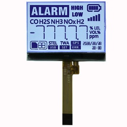 Custom 6 Digit 7 Segment LCD Display